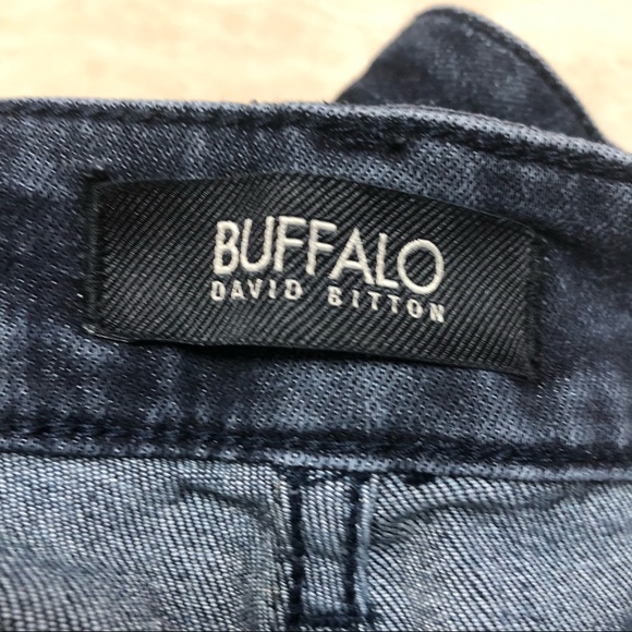 Buffalo David Bitton Straight Leg Jeans Pockets Dark Wash C - Picture 3 of 10